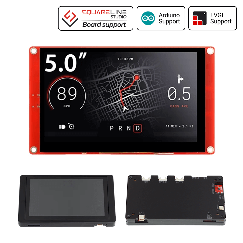 Wizee 5 inch HMI touch display 800*480 RS232/TTL serial screen