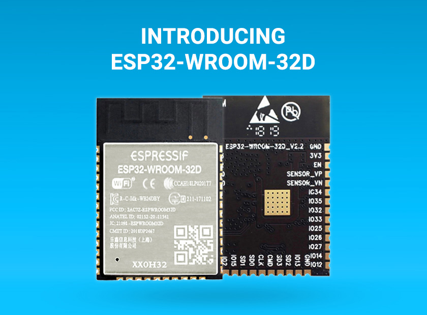 Buy Espressif ESP32-WROOM-32D Wifi Bluetooth Module at Best Price
