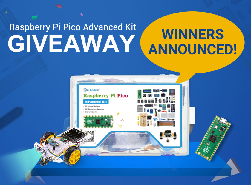 Elecrow Raspberry Pi Pico Kit Giveaway Winner Anouncement