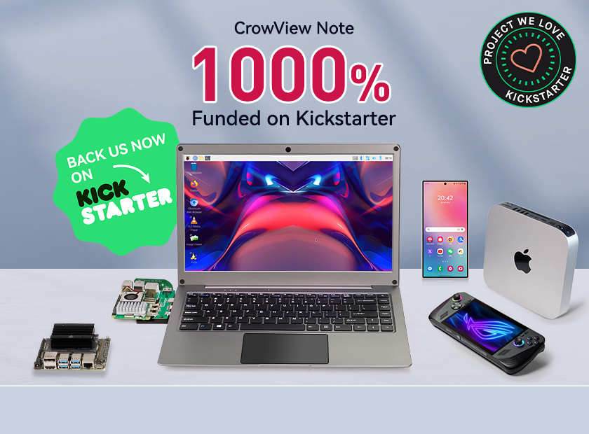 CrowView Note Surpasses 1000% of Its Funding Goal on Kickstarter