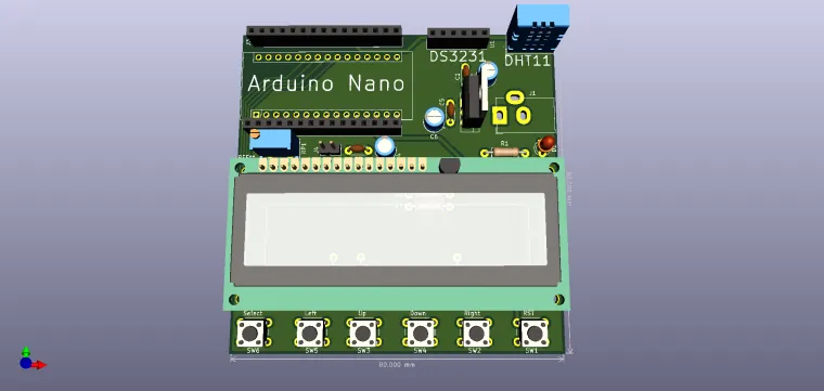 ARDUINO LCD 1602 SHIELD + KEYBOARD