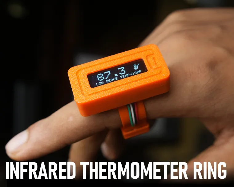 Wearable Infrared Thermometer Ring to Enhance Work Efficiency