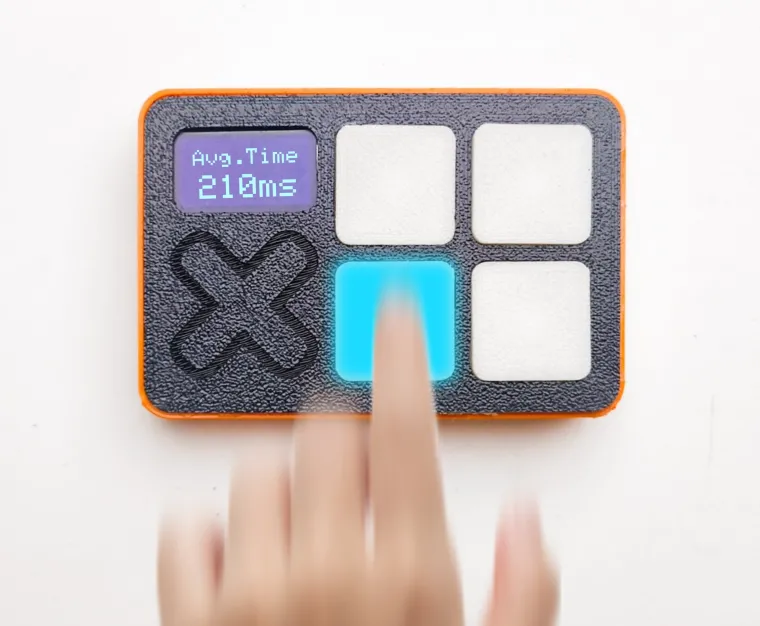 Speed Clicker - Credit Card-sized Reaction Time Gaming Device