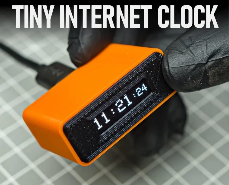 Tiny Internet Clock