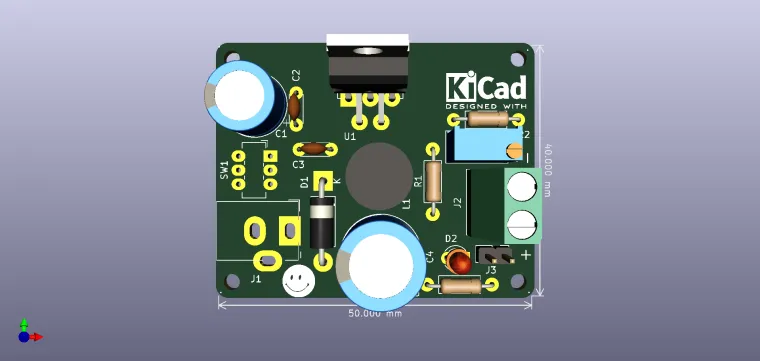 Switching voltage regulator (LM2576)