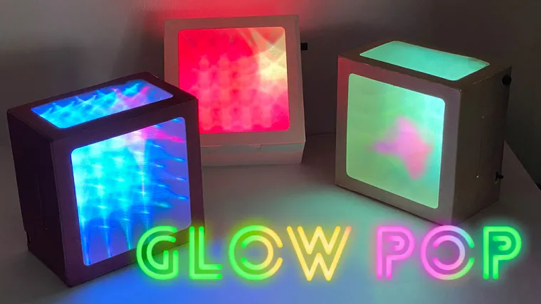 GlowPop - Eyecandy - Mood Light - Paper Lava Lamp