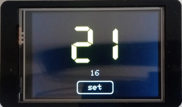 Parking sensor with CrowPanel ESP32 Display