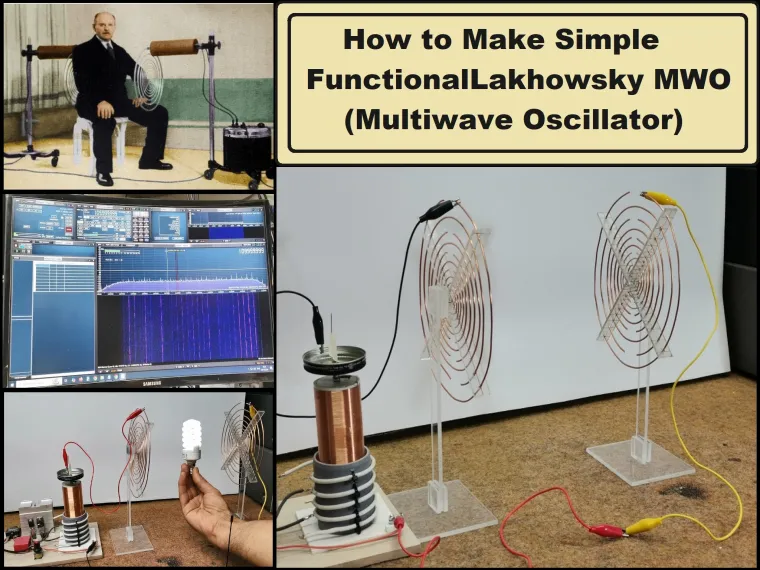 DIY Simple Functional Lakhovsky MWO (Multiwave Oscillator) Therapy Device