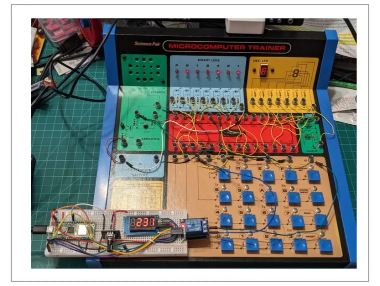 Using a Raspberry Pi Pico to Enhance a Vintage Radio Shack Microcomputer Kit