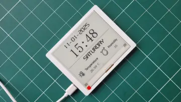 Weather Clock using Elecrow CrowPanel ESP32 4.2” E-Paper HMI