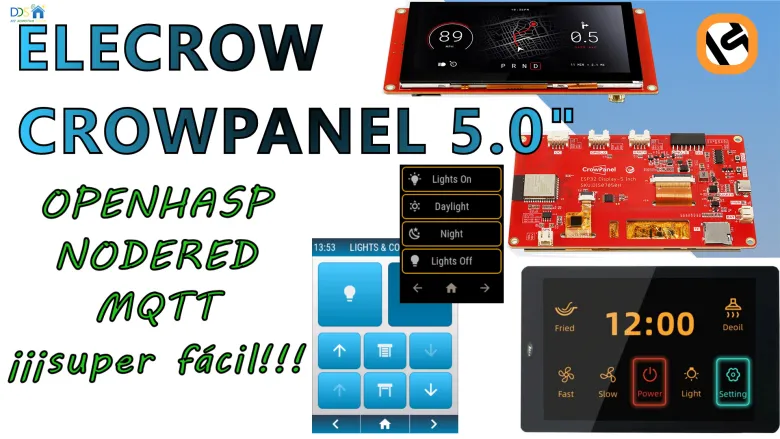 CROWPANEL make your home system beautiful with OPENHASP