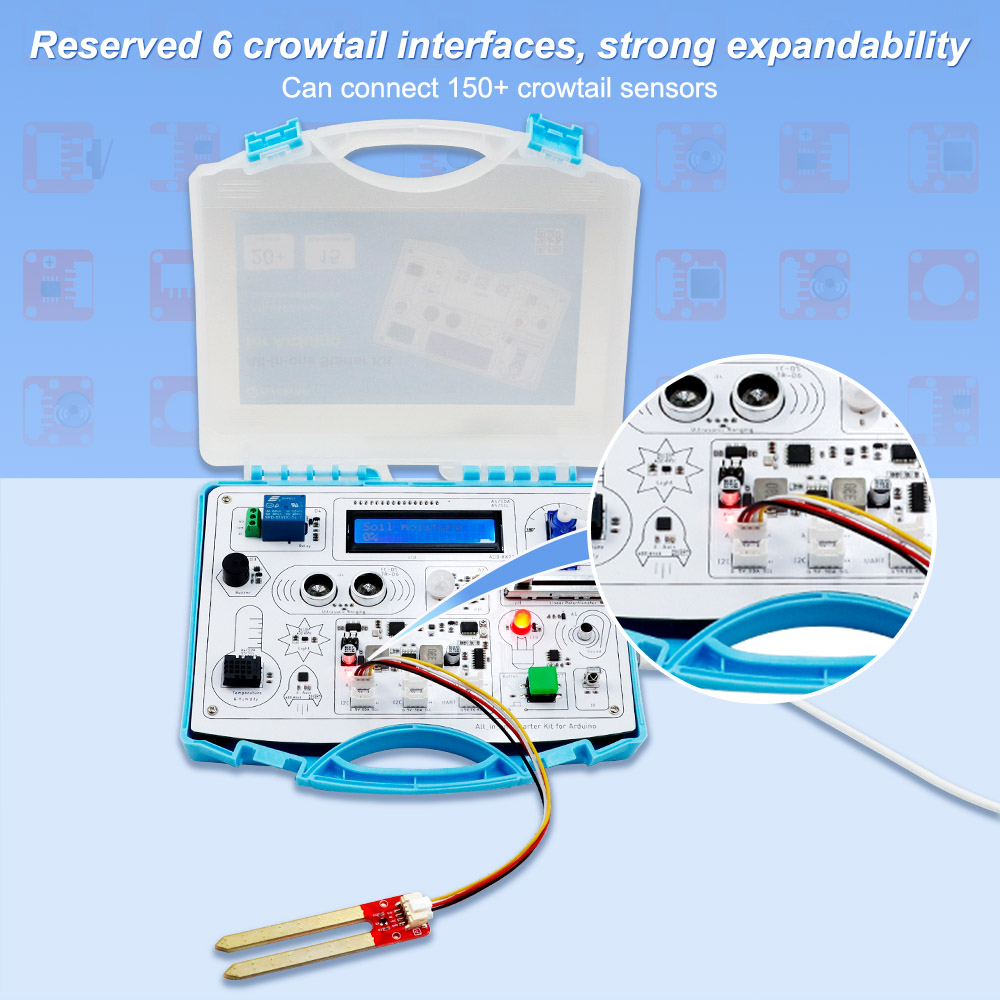 6 crowtail interface of arduino kit