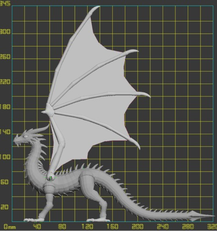 Seven the articulated dragon