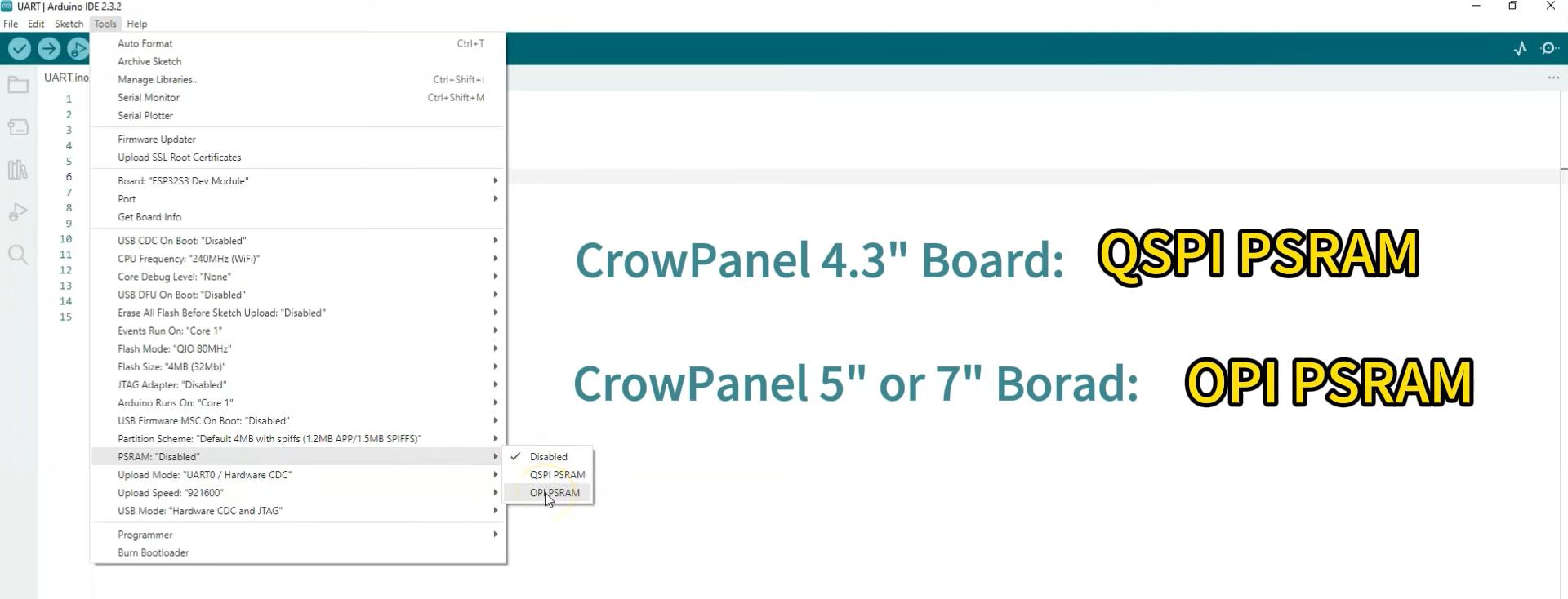 arduino ide setup