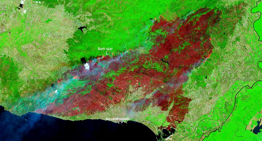 Wildfire Thermal Interference RF map