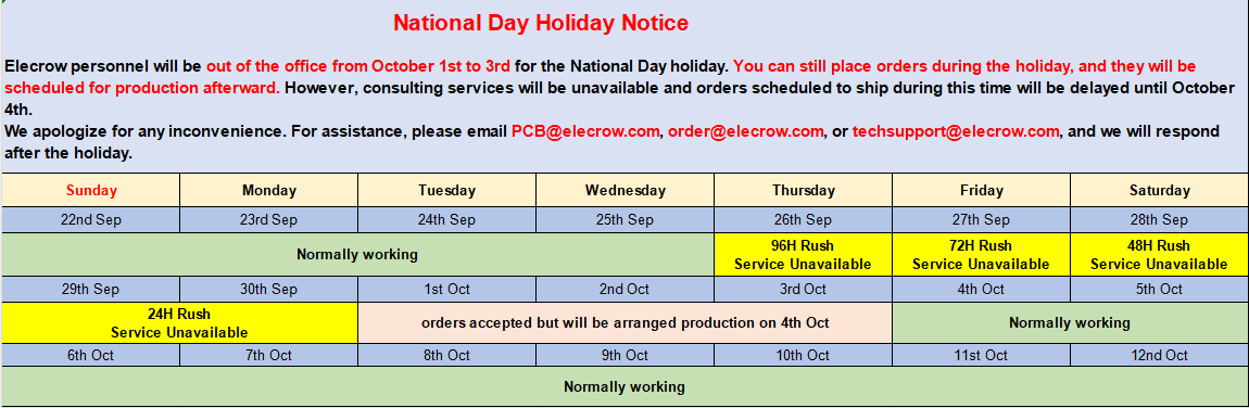 national day holiday notice