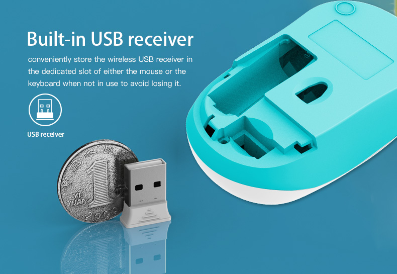 mouse with USB receiver