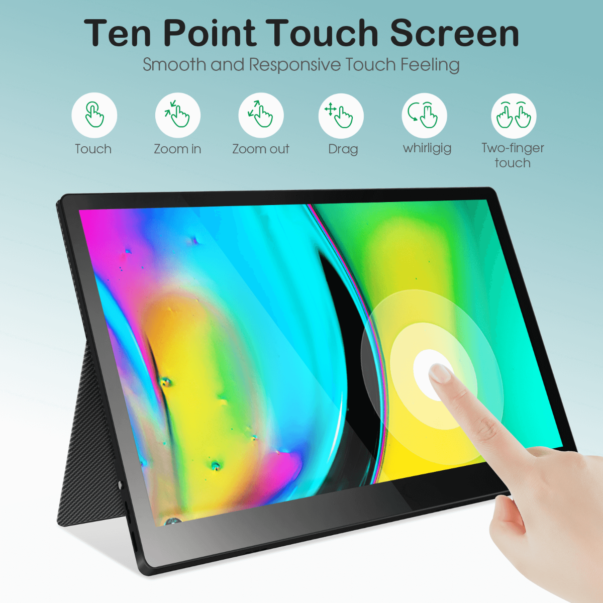 15.6 inch display support 10 point touch