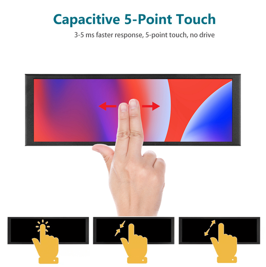 IPS Screen support capacitive 5-point touch