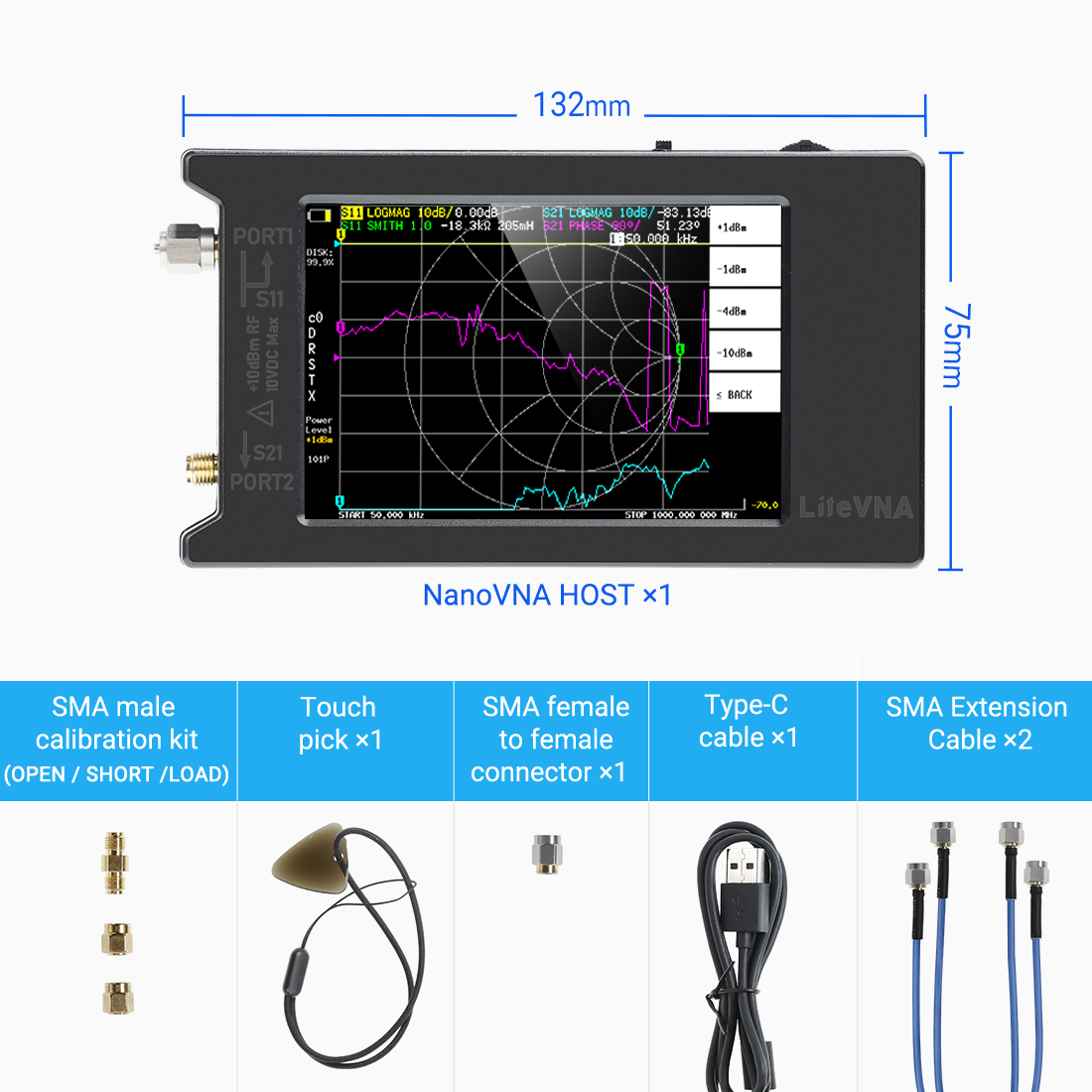 Portable NanoVNA package