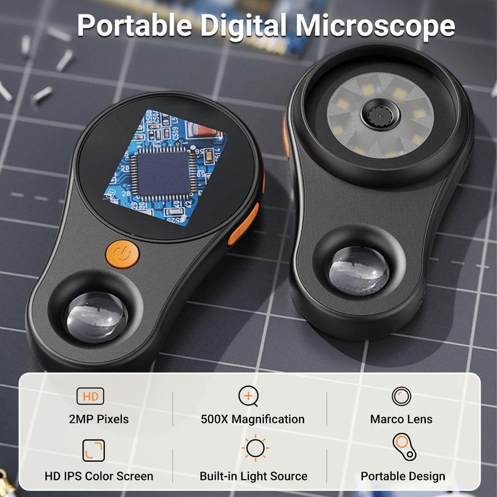 portable digital microscope feature