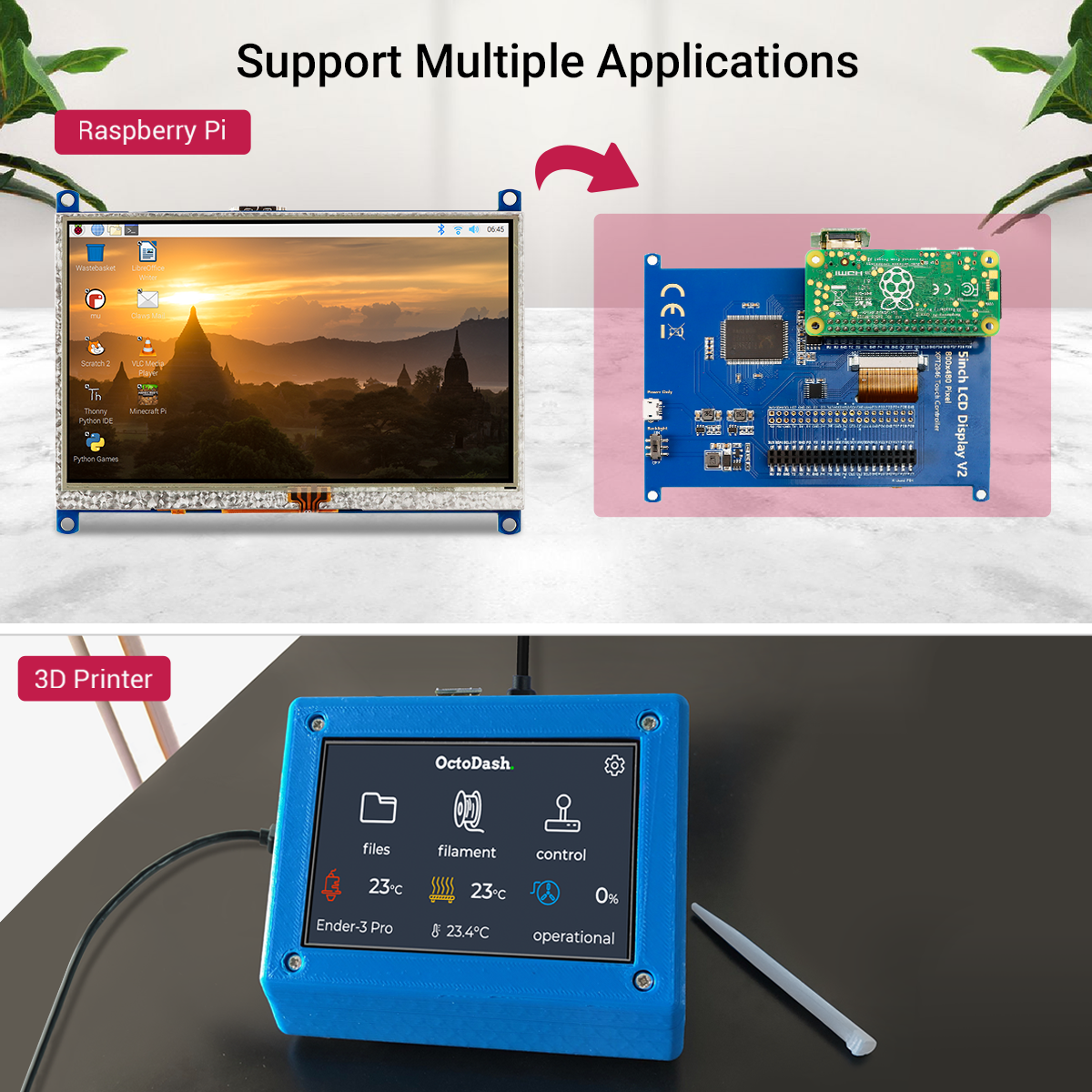 Applications of 5inch touchscreen monitor