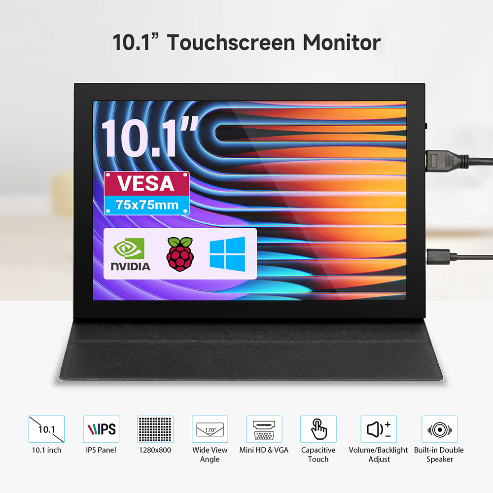 10.1 inch IPS Touchscreen