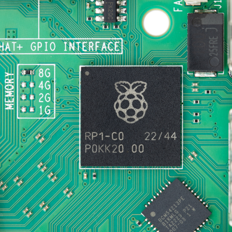 Raspberry Pi 5 with RP1 chip