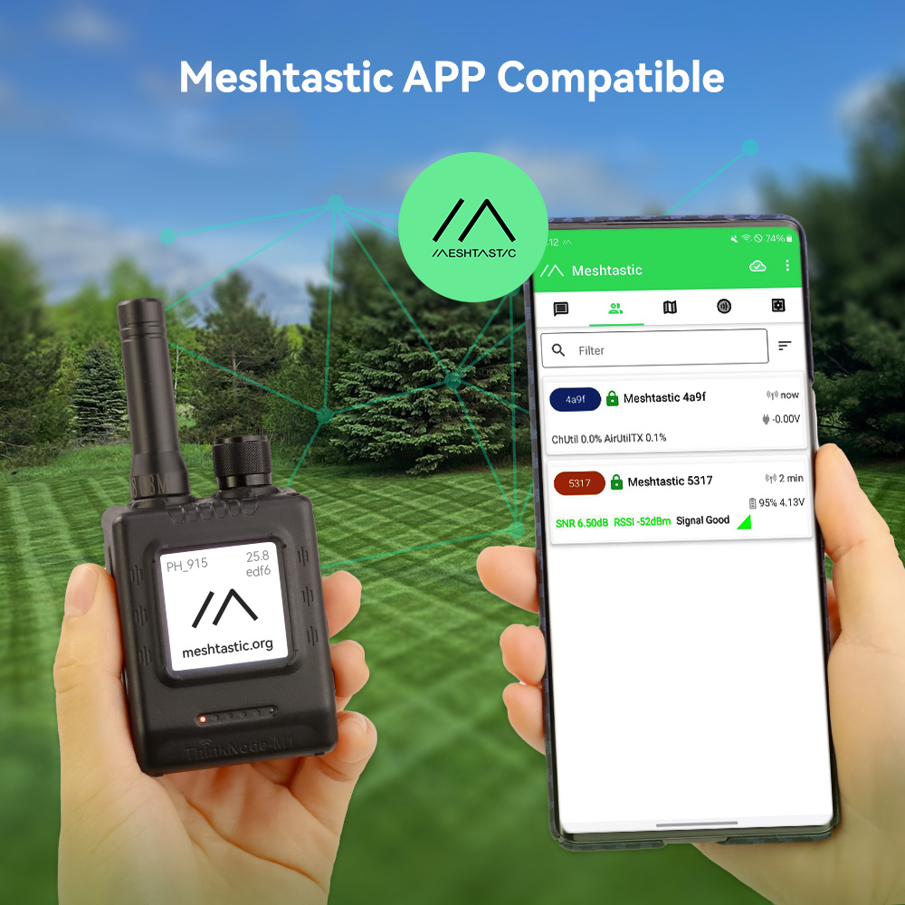 Thinknode M1 compatible with Meshtastic APP