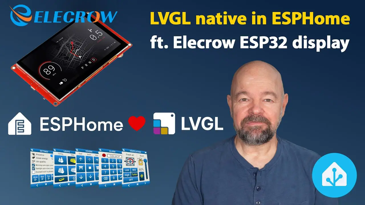 ESPHome-now-supports-LVGL-Elecrow5-inch-ESP32-display