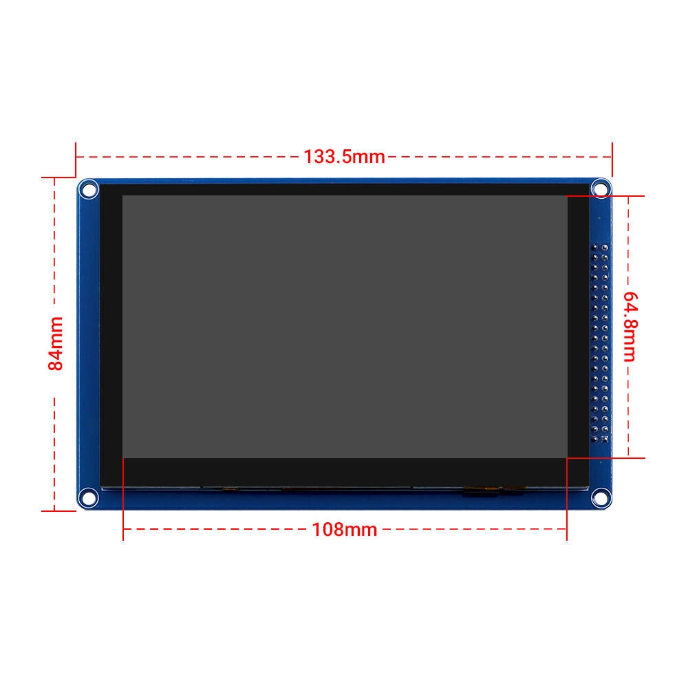 size_of_5.0inch_capacitive_parallel_display