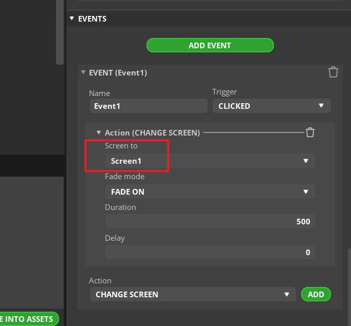 Set Event Trigger Condition