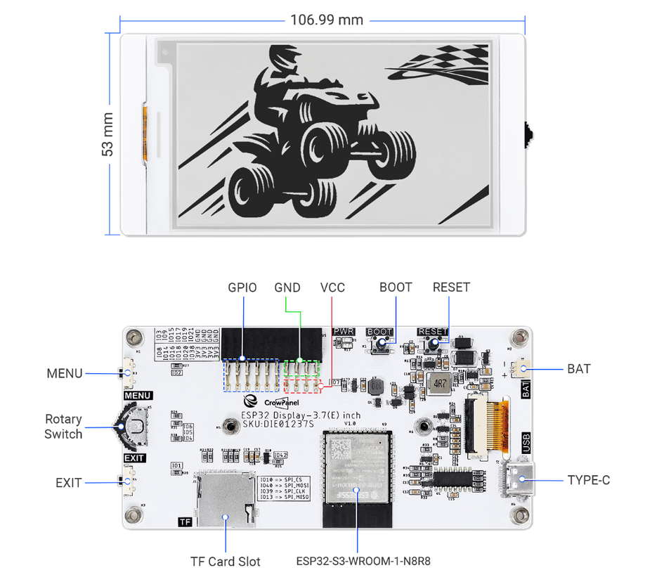 3.7-e-paper-interface