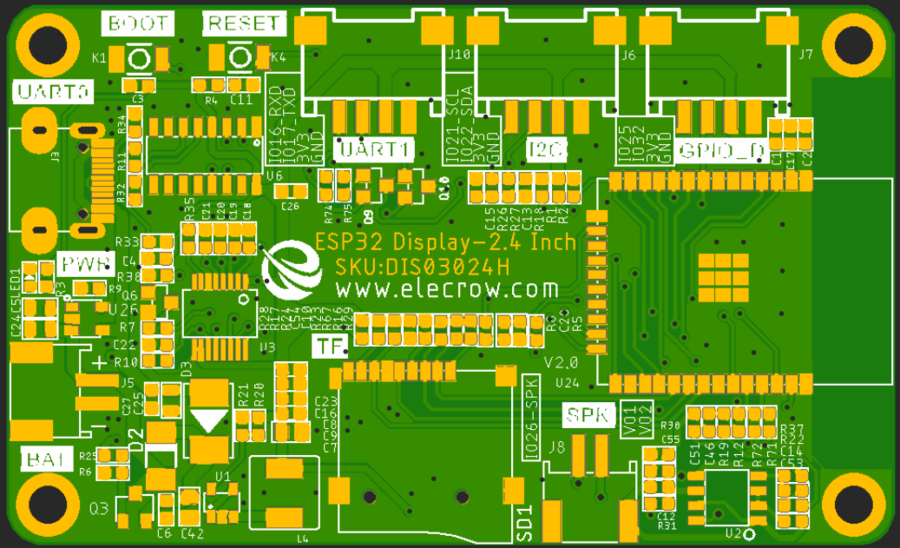 CrowPanel-ESP32-2-4inch-pinout